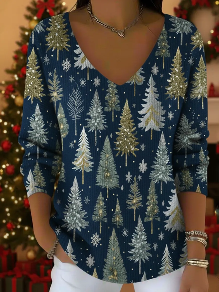 Tiffany Blue Dream Christmas Sweater Top